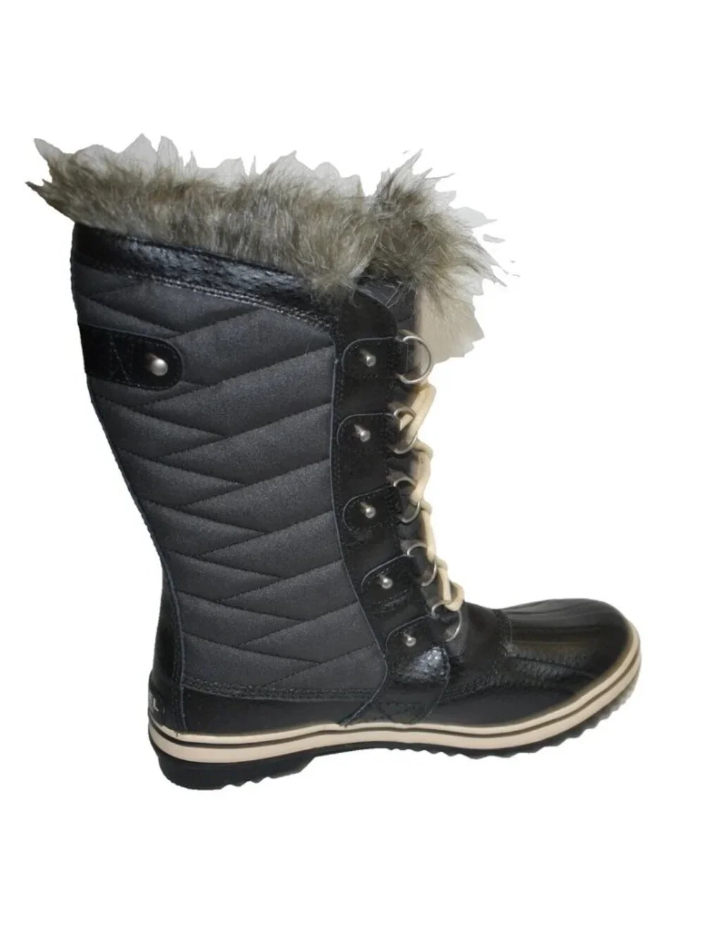 New! Sorel Tofino II Waterproof Boot Black Canvas & Leather Size 11 NL 2332-012